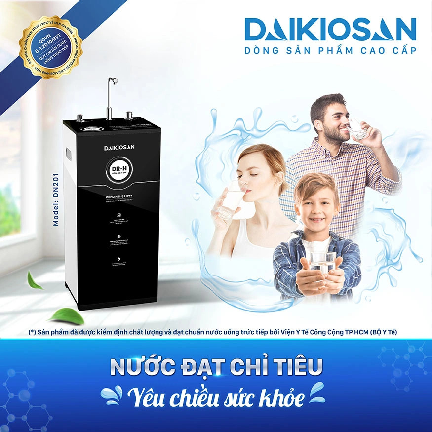 Máy lọc nước RO Dr.H nóng nguội 2D Daikiosan DN201
