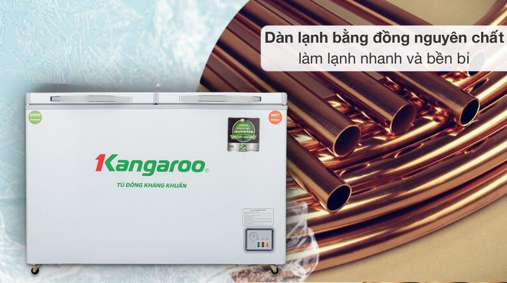 Tủ Đông Mát Kangaroo Inverter 252 Lít KGFZ400IC2