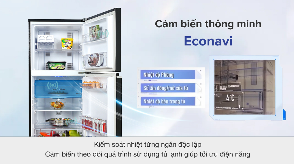 Tủ lạnh Panasonic Inverter 234 lít TV261BPKV