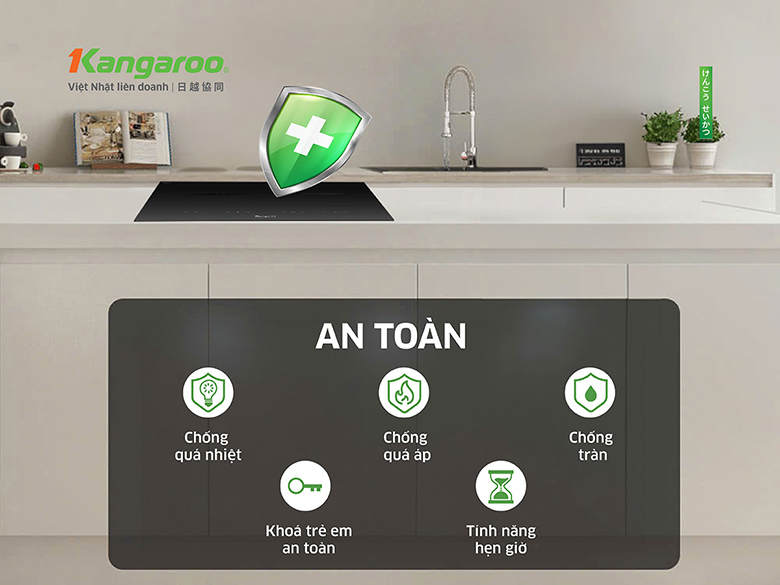 Bếp từ đôi Kangaroo KGIC50D3C
