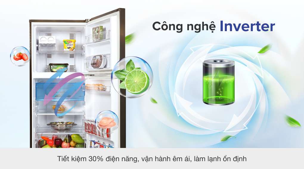 Tủ lạnh Panasonic Inverter 234 lít TV261BPKV