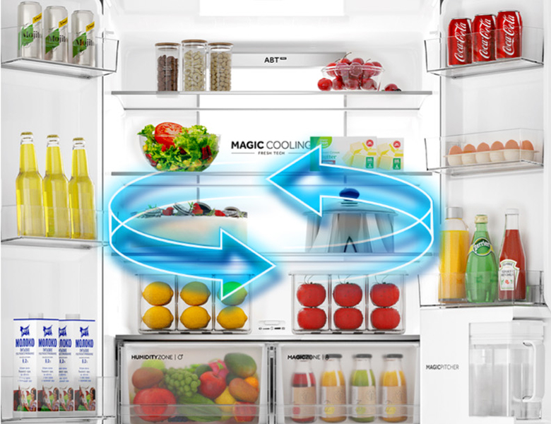 Tủ lạnh Aqua Inverter 522 lít Multi Door AQR-MA600XA(KGL)U1