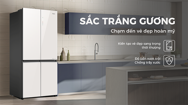 Tủ lạnh Multi Door Aqua Inverter 522 lít AQR-MA600XA(KGC)U1