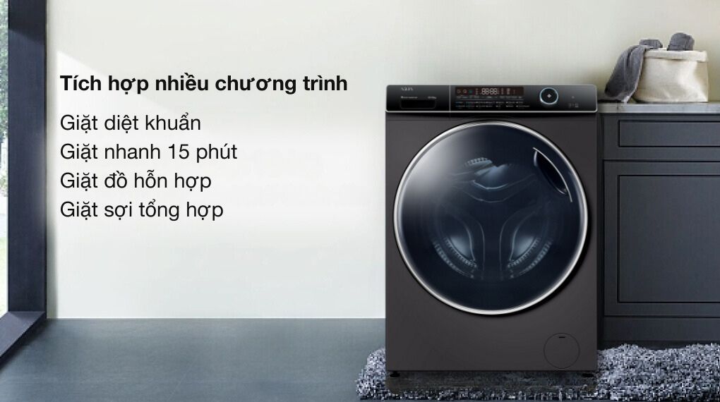 Máy Giặt Sấy Aqua Inverter 15/10 Kg AQD-AH1500H.PS