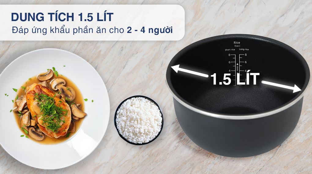 Nồi cơm điện cao tần Kangaroo 1.5 lít KG15RIH1