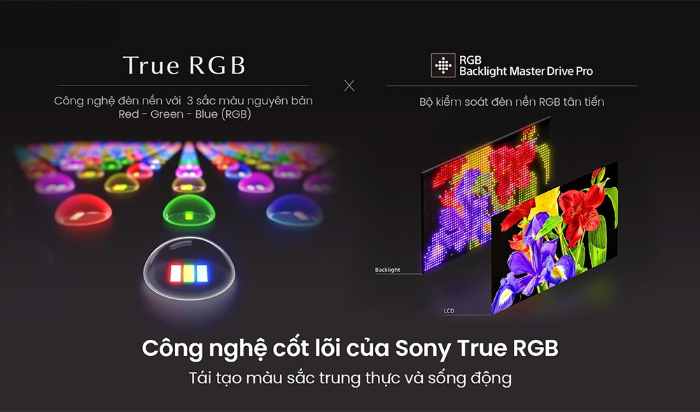 Google Tivi True RGB Sony AI 4K 55 inch K-55XR70M2