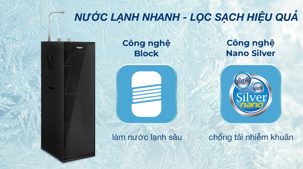 Máy lọc nước Kangaroo Hydrogen Infinity nóng lạnh KG10A9I