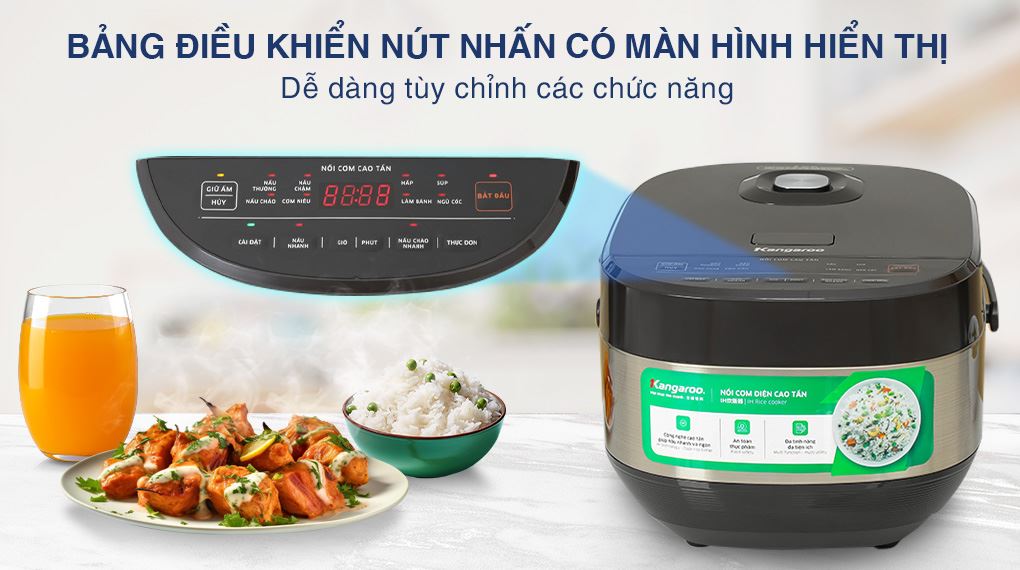 Nồi cơm điện cao tần Kangaroo 1.5 lít KG15RIH1