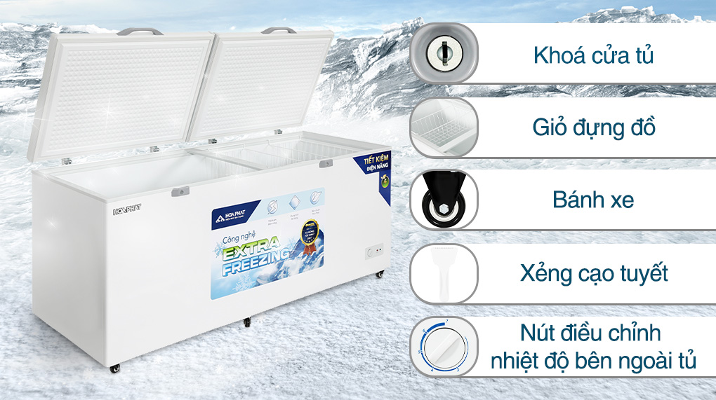 Tủ đông Hòa Phát 783 lít HPF-AD6783
