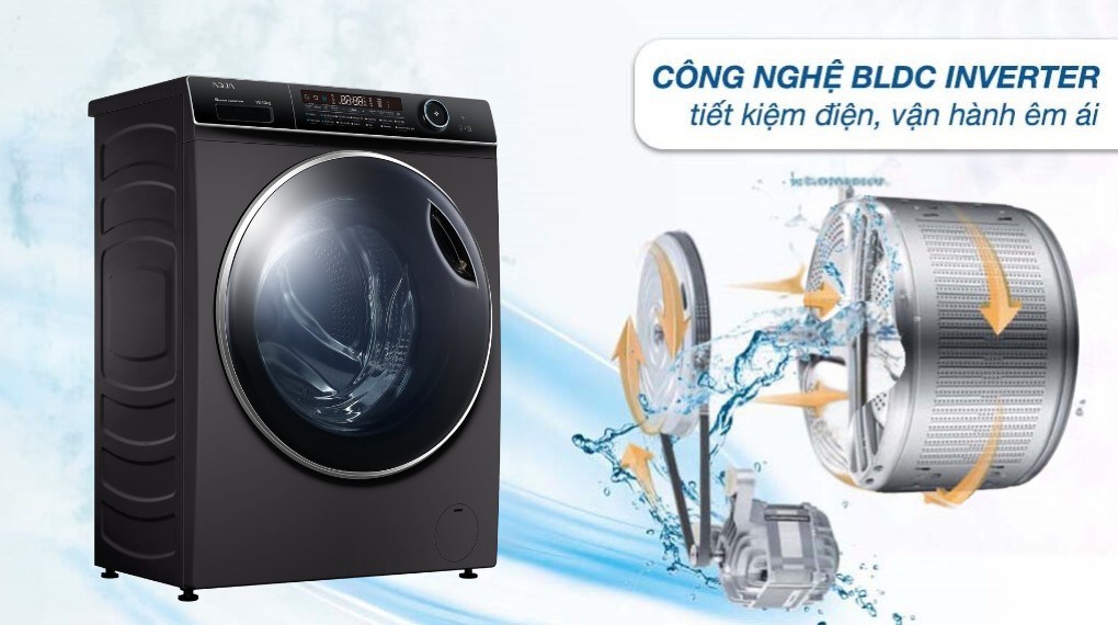 Máy Giặt Sấy Aqua Inverter 15/10 Kg AQD-AH1500H.PS