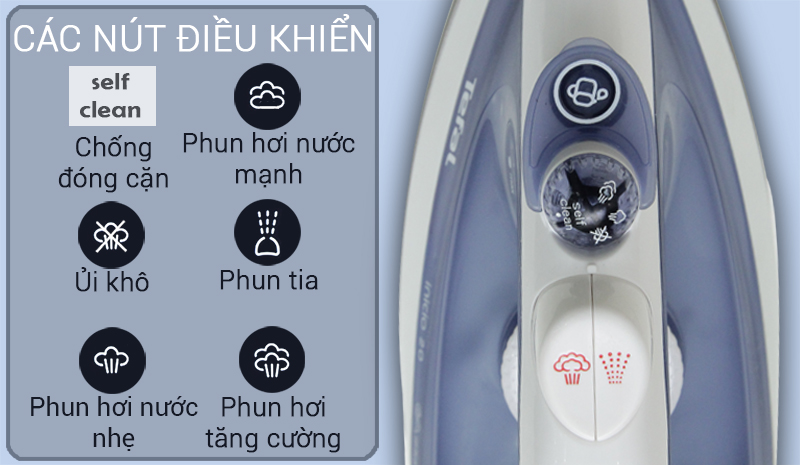 Bàn là hơi nước Tefal FV1220