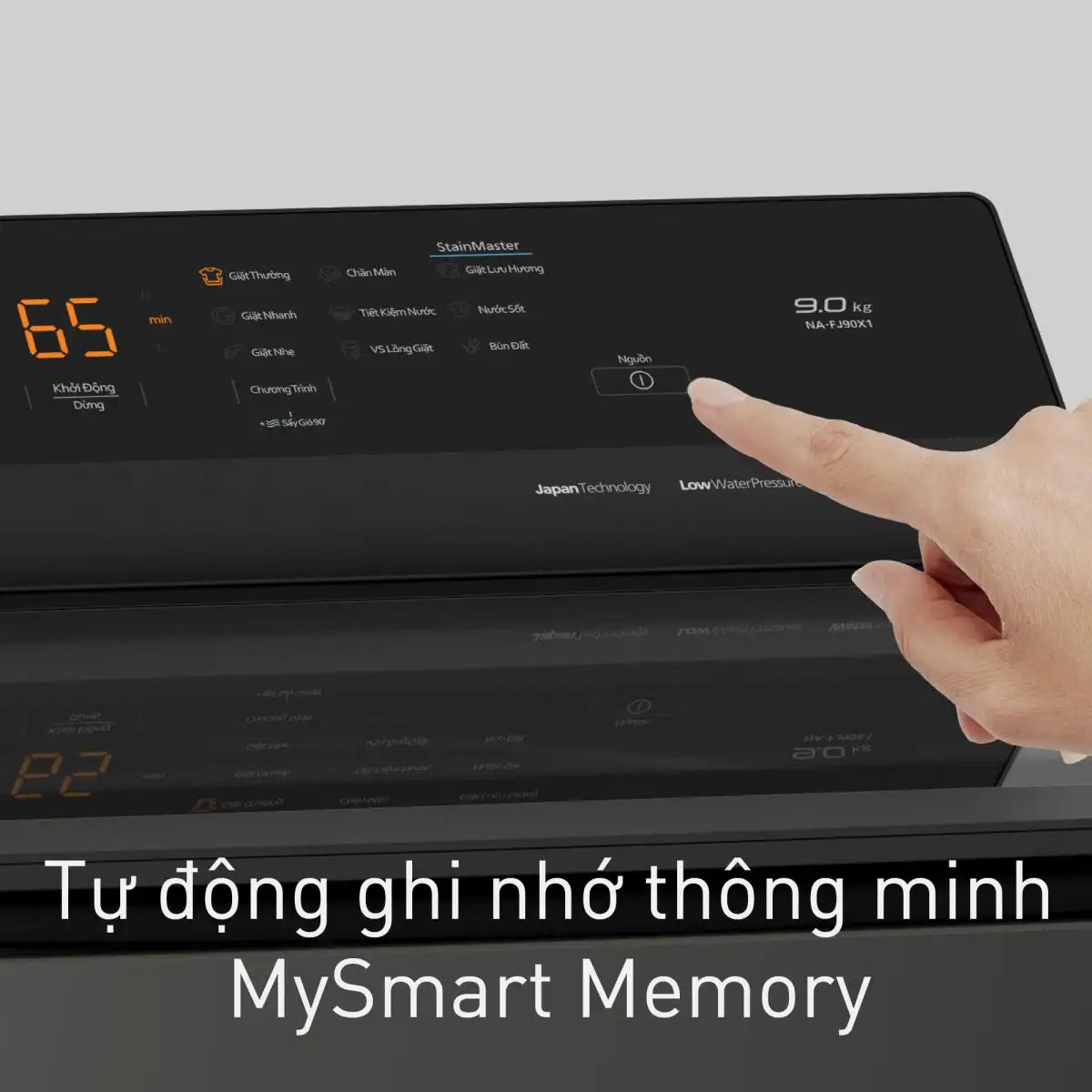 Máy giặt Panasonic Inverter 9 kg NA-FJ90X1DV