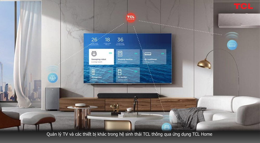 Google Tivi TCL QLED 4K 98 Inch 98P8K