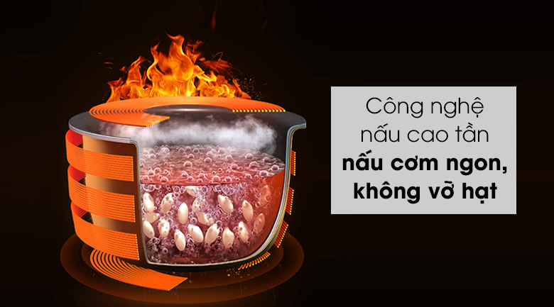 Nồi cơm điện cao tần Sharp 1.8 lít KS-IH191VBK
