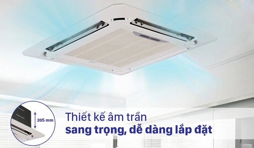 Điều hòa âm trần Midea 36.000 BTU 1 chiều Inverter MCD1-36CRDN8-Q