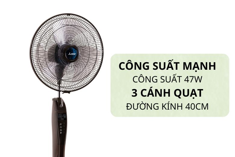 Quạt đứng Mitsubishi  LV16-RBCY-BW
