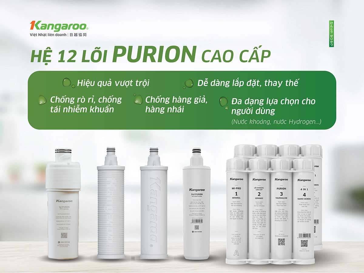 Máy lọc nước Kangaroo Hydrogen KG12S17H1