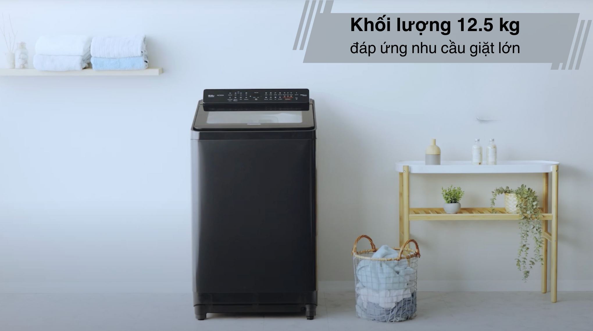 Máy giặt Panasonic Inverter 12.5 Kg NA-FD125V3BV