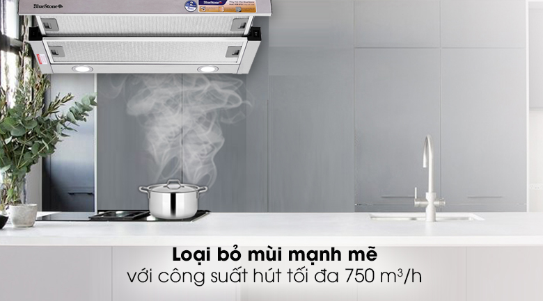 Máy hút mùi âm tủ BlueStone HOB-8725