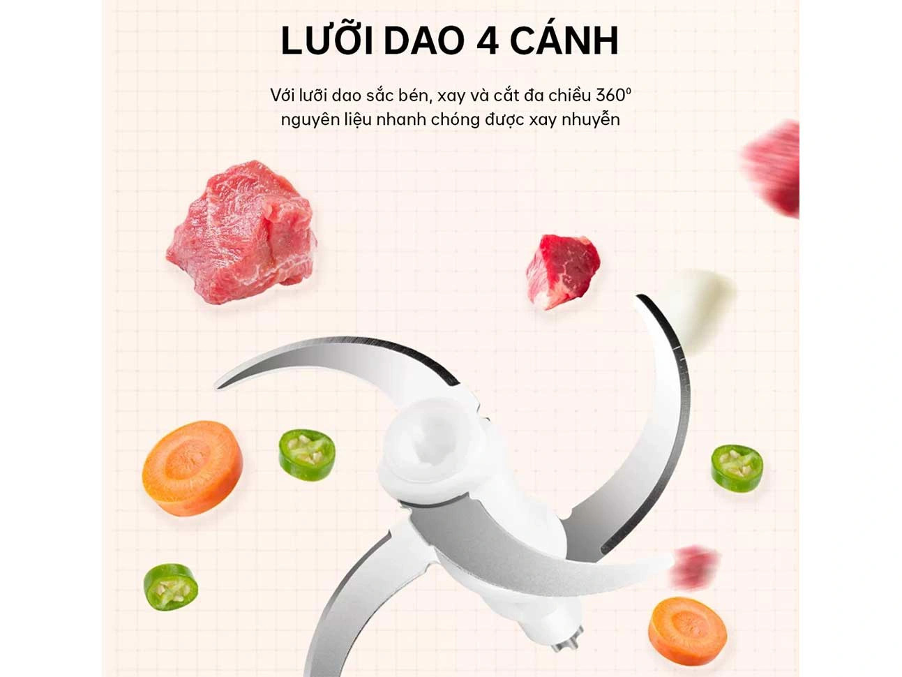 Máy xay thịt Aqua AQS-GGS201R-(W)-VN