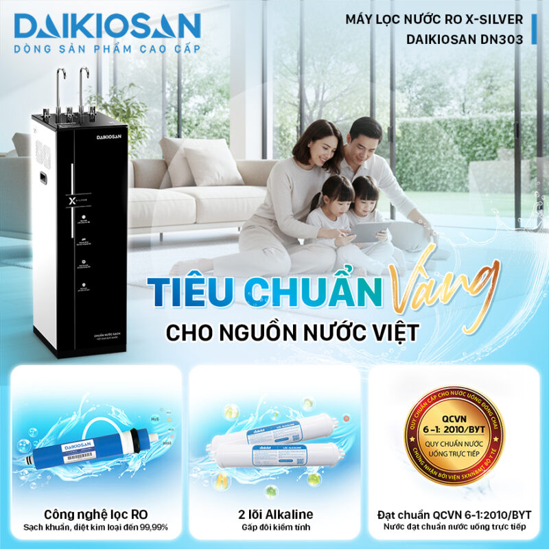Máy lọc nước RO X-SILVER Daikiosan DN303