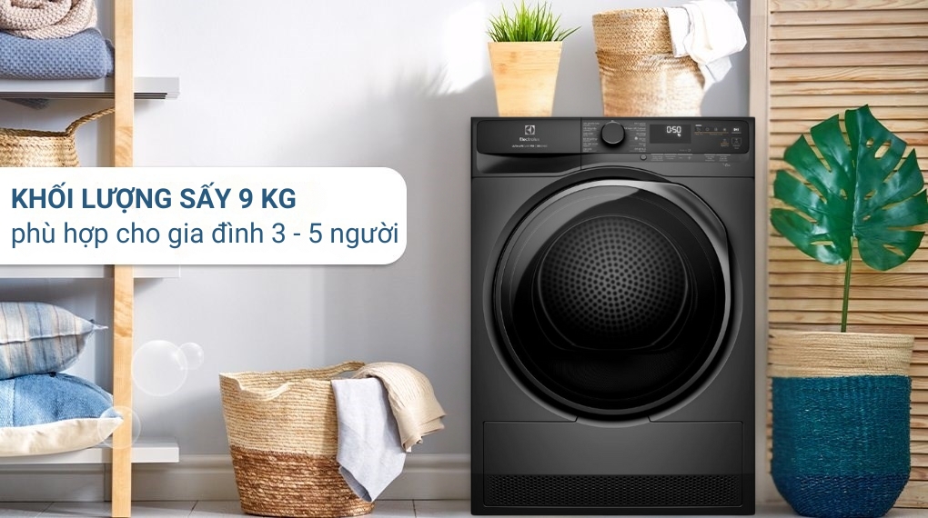 Máy sấy bơm nhiệt Electrolux UltimateCare 9 kg EDH903R7SC