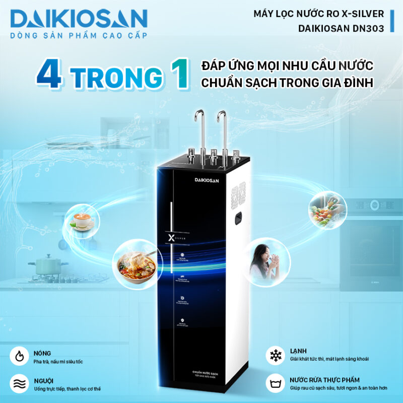 Máy lọc nước RO X-SILVER Daikiosan DN303