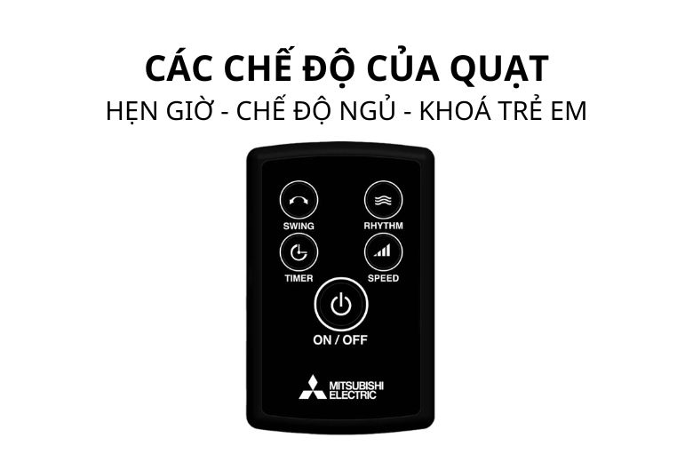 Quạt đứng Mitsubishi  LV16-RBCY-BW