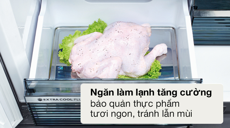 Tủ lạnh Sharp Inverter 572 lít Multi Door SJ-FXP640VGBK