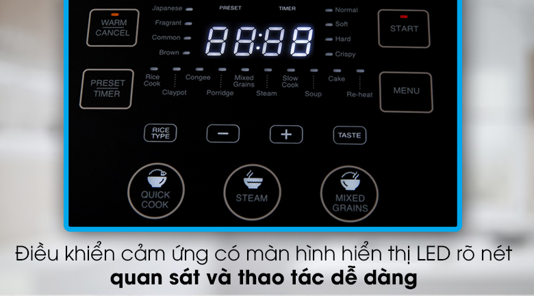 Nồi cơm điện cao tần Sharp 1.8 lít KS-IH191VBK