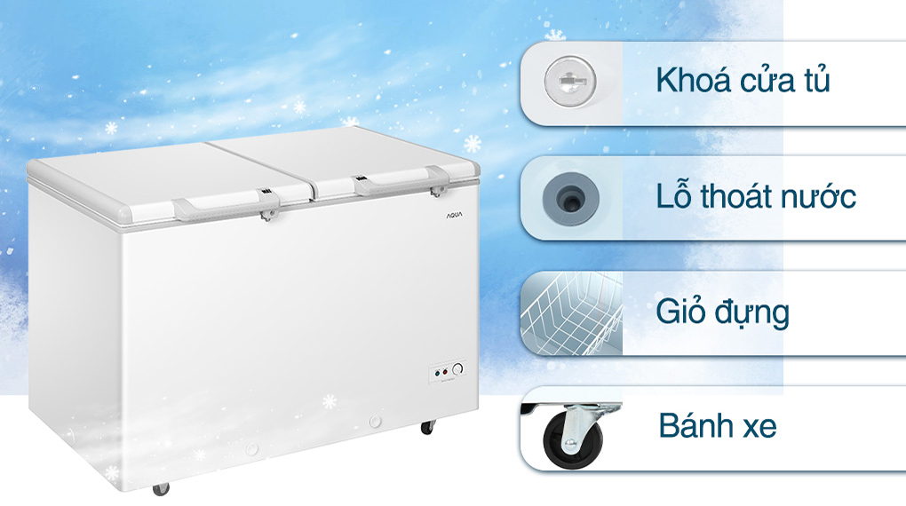 Tủ đông Aqua 365 lít AQF-C5702S