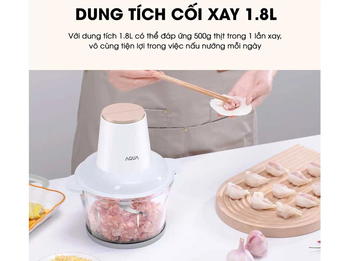 Máy xay thịt Aqua AQS-GGS201R-(W)-VN