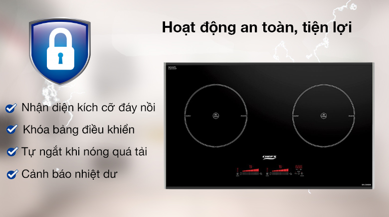 Bếp từ đôi Chef's EH - DIH888