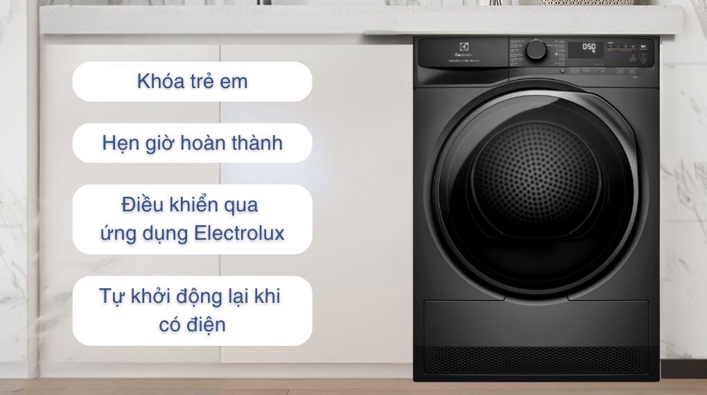 Máy sấy bơm nhiệt Electrolux UltimateCare 9 kg EDH903R7SC