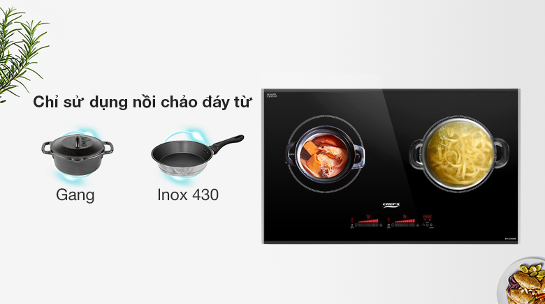 Bếp từ đôi Chef's EH - DIH888