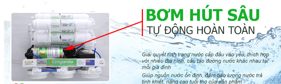 Máy lọc nước Kangaroo 10 cấp Hydrogen RO KG100HGKHONGVO
