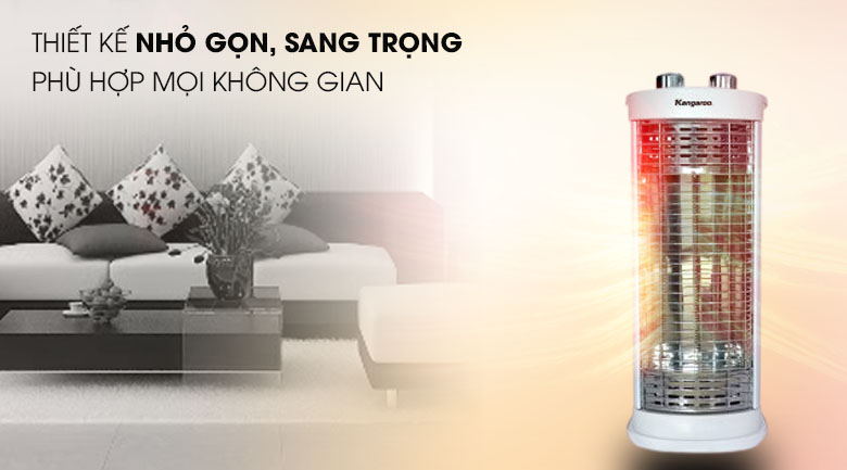 Đèn sưởi Carbon Kangaroo  550W  KG1026C