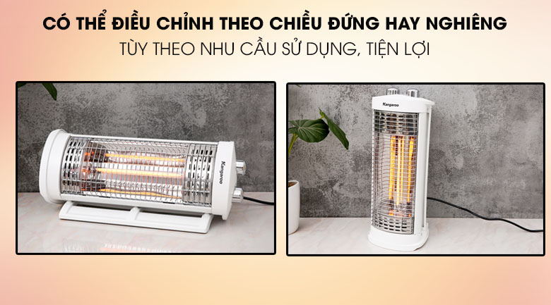 Đèn sưởi Carbon Kangaroo  550W  KG1026C