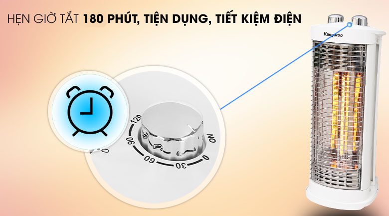 Đèn sưởi Carbon Kangaroo  550W  KG1026C