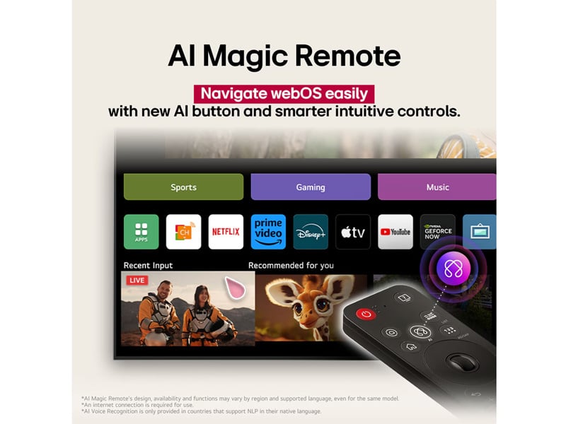 Smart Tivi LG AI 4K 65 Inch 65UA7350PSB