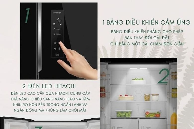 Tủ lạnh Hitachi Inverter 422 lít HR4N7462DSGBVN