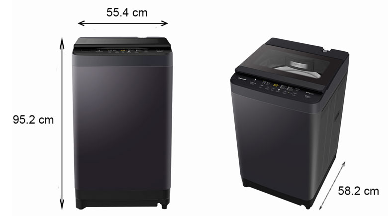 Máy giặt cửa trên Panasonic 9Kg NA-F90S10BRV