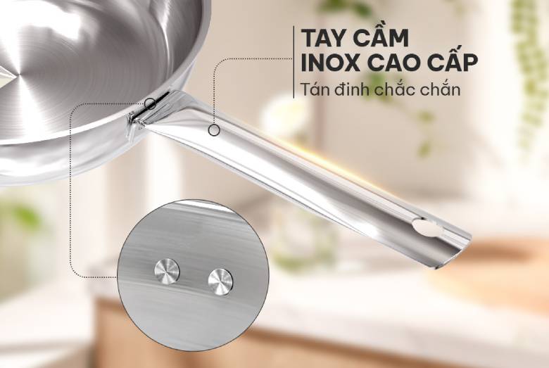 Chảo Inox đa lớp Sunhouse IN28M6