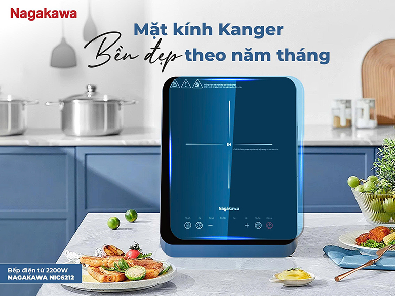 Bếp từ đơn Nagakawa 2200W NIC6212