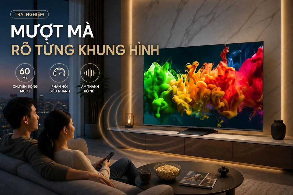 Smart Tivi QNED LG AI 4K 75 inch 75QNED81BSA