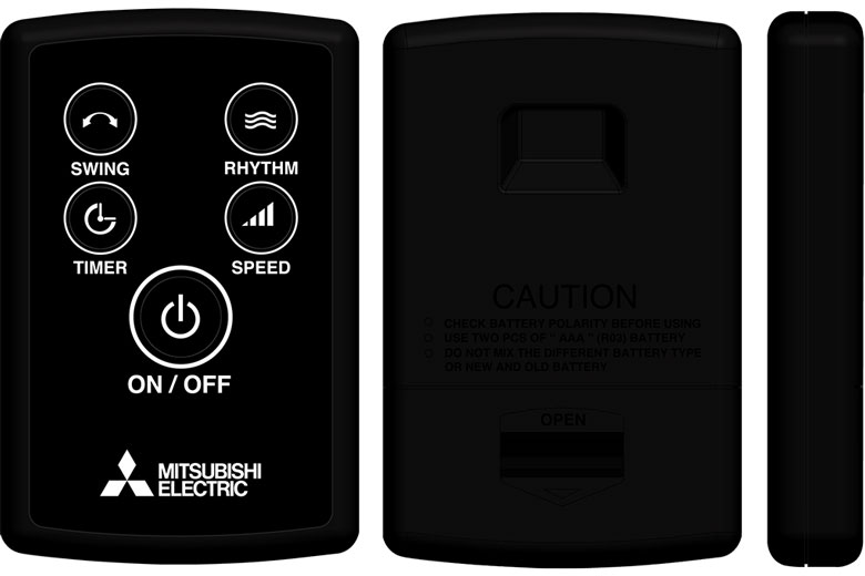 Quạt đứng Mitsubishi LV16-RBCY-RD