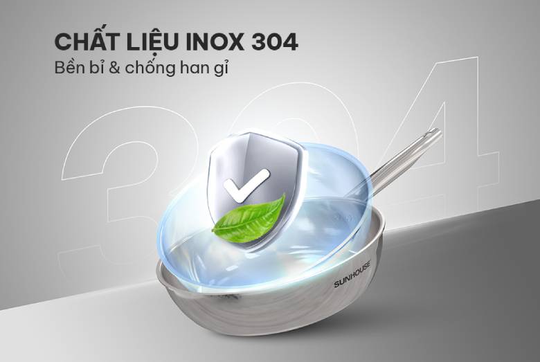 Chảo Inox đa lớp Sunhouse IN28M6