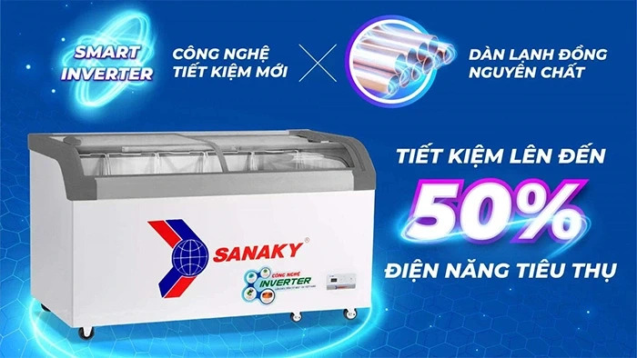 Tủ đông Sanaky Inverter 500 lít VH-899K3A