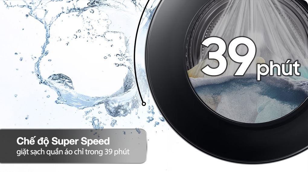 Máy giặt Samsung AI EcoBubble Inverter 10 kg WW10DG6U34LBSV