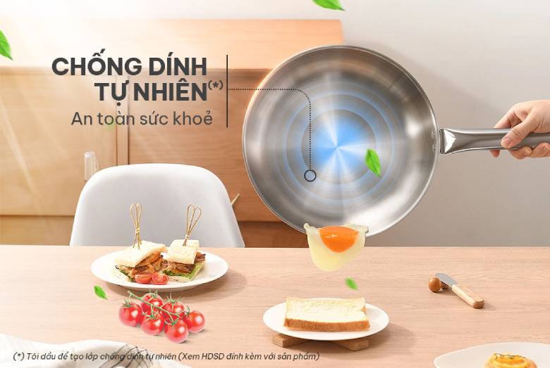 Chảo Inox đa lớp Sunhouse IN28M6